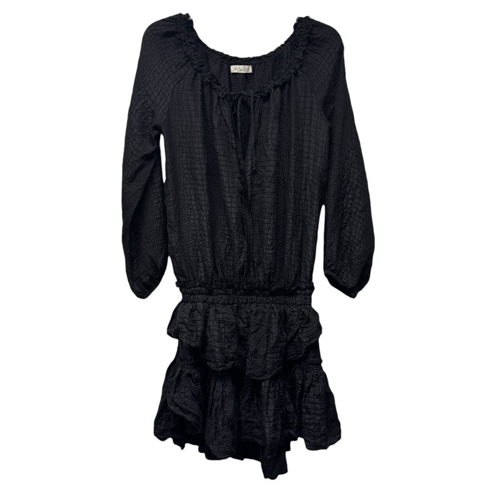 LoveShackFancy Textured Black minidress - Picture 2 of 8